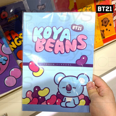 BTS BT21 Official Authentic Goods B5 Note Snack Ver 182x257mm 32P