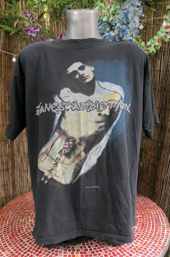 Late 80's Early 90's Vintage Janes Addiction Debut Album T Shirt