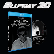 Blu-ray 3D, The Ghoul starring Boris Karloff, 1933, digital 3D + anaglyph 3D