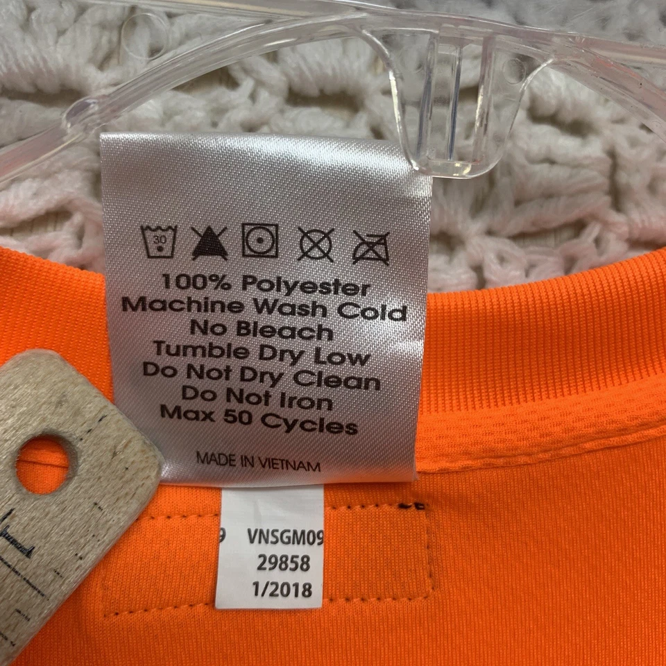 Camiseta 2 Piezas Alta Visibilidad Mes Clase XL Seguridad Manga Corta Alta Visibilidad Naranja Foto 4 de 4