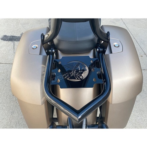 Siouxicide Choppers Black Indian Luggage Rack SQ8220578 eBay