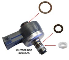 Fuel Injector Repair Kit O-rings Teflon Seal ...