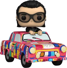FLAWED Box U2 Bono with Achtung Baby Car Funko Pop Figure