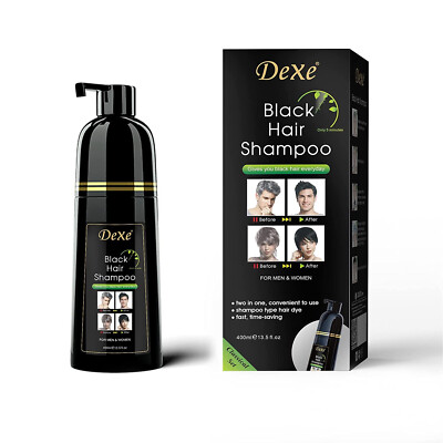 Instant Black Hair Shampoo, Haarfärbeshampoo Für Männer & Frauen- Einfach Zu Ben