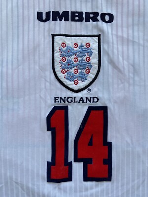 ENGLAND 1997 1998 HOME FOOTBALL SHIRT SOCCER JERSEY MATCH ISSUE