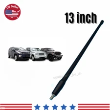 13" Short Black Replacement Radio Aerial Antenna Mast AM/FM For Jeep 1956-2025