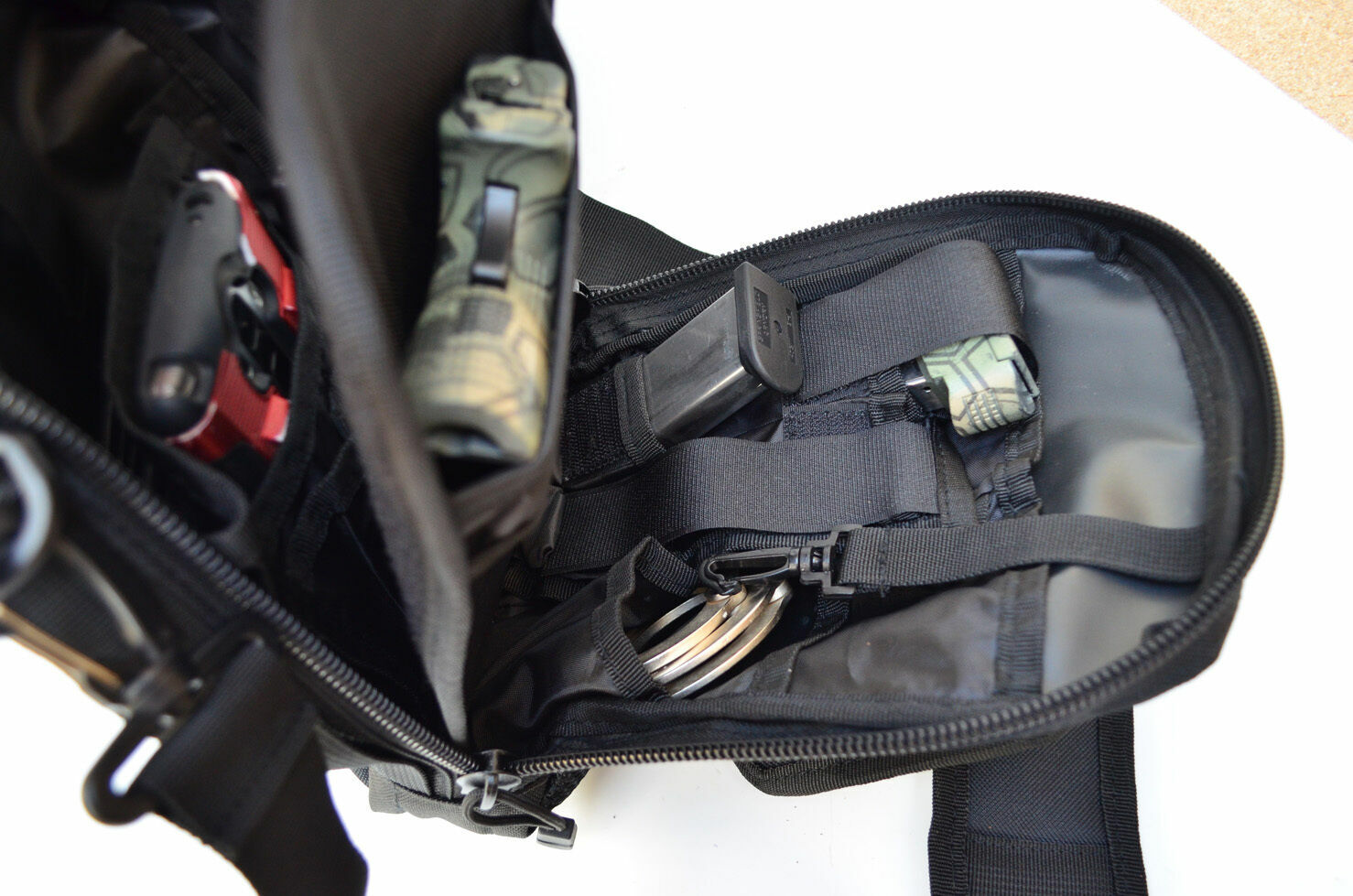 Acid Tactical® Molle Pistol Gun Case Concealed carry Range Bag Pouch