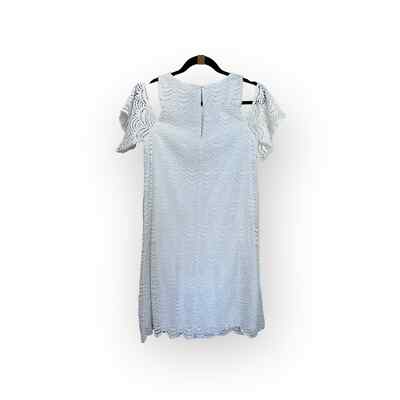 knee length dresses for ladies Klaudie Ruffle Sleeve Eyelet