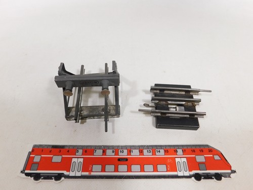 DU946-0,5# 2x Märklin Spur 0 Prellbock 13628 Trenngleis für elektrischen Betrieb