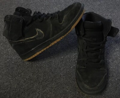 2016 Nike SB Dunk High Black/Gum 8 Blazer Bruin Ishod Low Skate Shoes