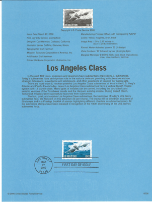 Scott # 337433 CentSubmarineFirst Day of Issue (2000) | eBay