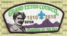 BSA GRAND TETON COUNCIL 2009 SETON BLACK BORDER CSP
