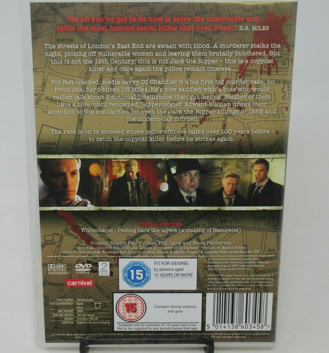 WHITECHAPEL - NIGHTMARE BEGINS AGAIN DVD MOVIE, RUPERT JONES