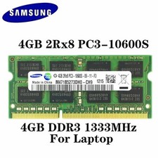 Samsung DDR3 8GB 2x 4GB RAM 2RX8 PC3-10600S 1333MHZ SODIMM Laptop Memory New