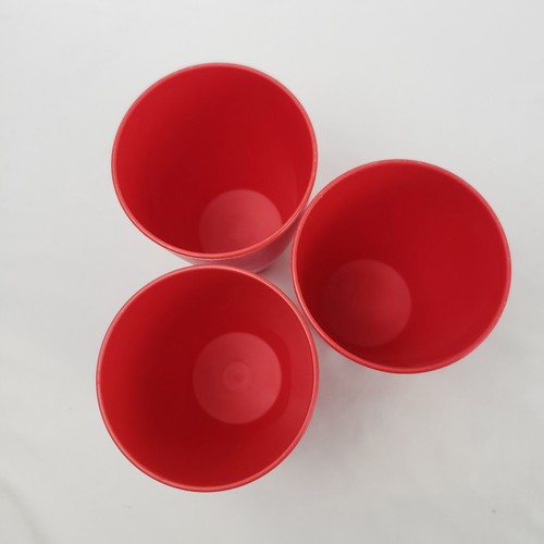 Tupperware Open House Tumblers Large 18 oz. (Set of 3) Red #4793 - Bild 3 von 4