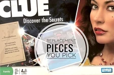 Clue Discover the Secrets Replacement Pieces & Parts 2008 Board Game You Choose
