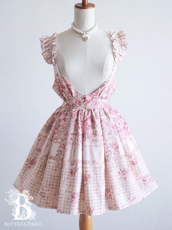 Floral jumper skirt cheap