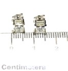 GIA IGI 14k white gold .97ct SI2 H princess diamond stud earrings Natural New — photo 5