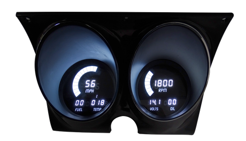 Intellitronix 1967-1968 Camaro / Firebird  LED Digital Gauge Cluster WHITE LED'S - Picture 1 of 12