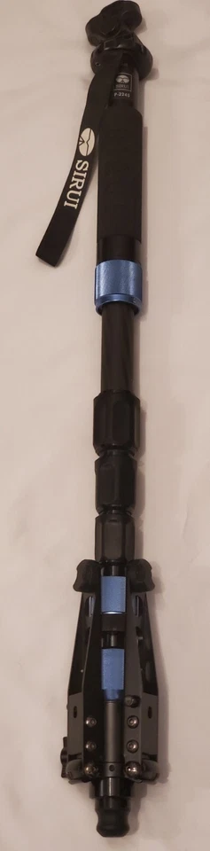 Sirui P-224S Carbon Fiber Photo Video Monopod Walking with Folding Tripod Legs - Image 4 of 4