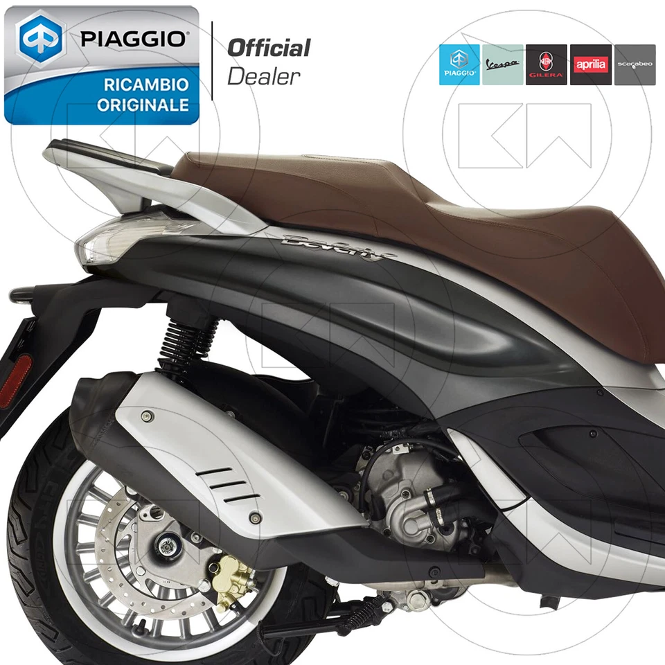 PARACALORE PROTEZIONE MARMITTA ORIGINALE PIAGGIO BEVERLY RST 4T IE 300 2014 2015 - Immagine 3 di 4
