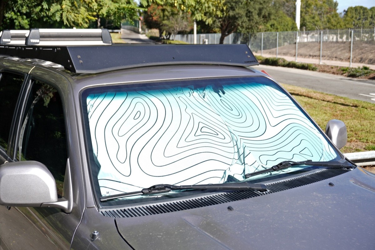 JAPAN TECHNOLOGY シェイド For Toyota Land Cruiser J80 90-97 Windshield SunShade