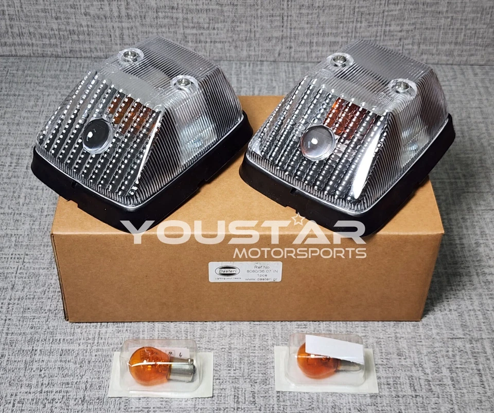 UK SELLER CLEAR INDICATOR Turn Signal Lights for Mercedes W463 W461 W460 G Class - Image 3 of 4