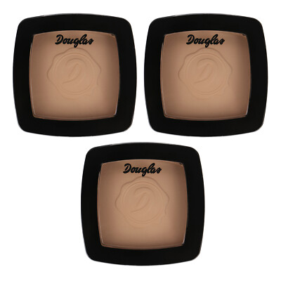 SET 3x Douglas Make-up Mattifying Powder Deep Teint Puder MU0257 Beige 10 g