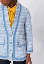 NWOT Sandro Amelia Tweed Jacket Size 40