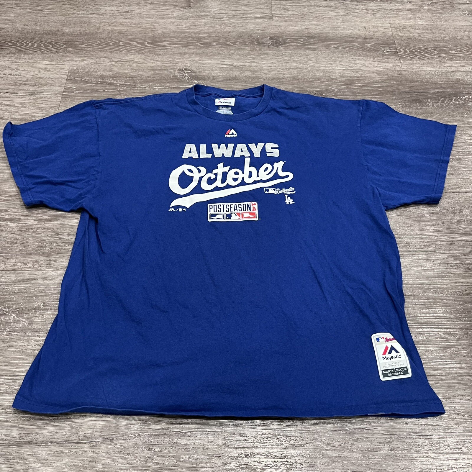 Majestic Shirt Mens 2XL Authentic Collection ‘Always October’ Post Season Tee