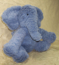 Jellycat Fuddlewuddle Elephant Plush Sitting Fuzzy Blue Soft Jelly Cat