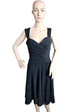 Stage Accents Performance Apparel A line Dress Women's Black SZ 8 Formal Vintage