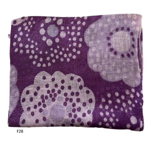 Women's Scarf Wrap Shawl Soft Lightweight Viscose Floral Print - 4 Colours - Picture 16 of 18