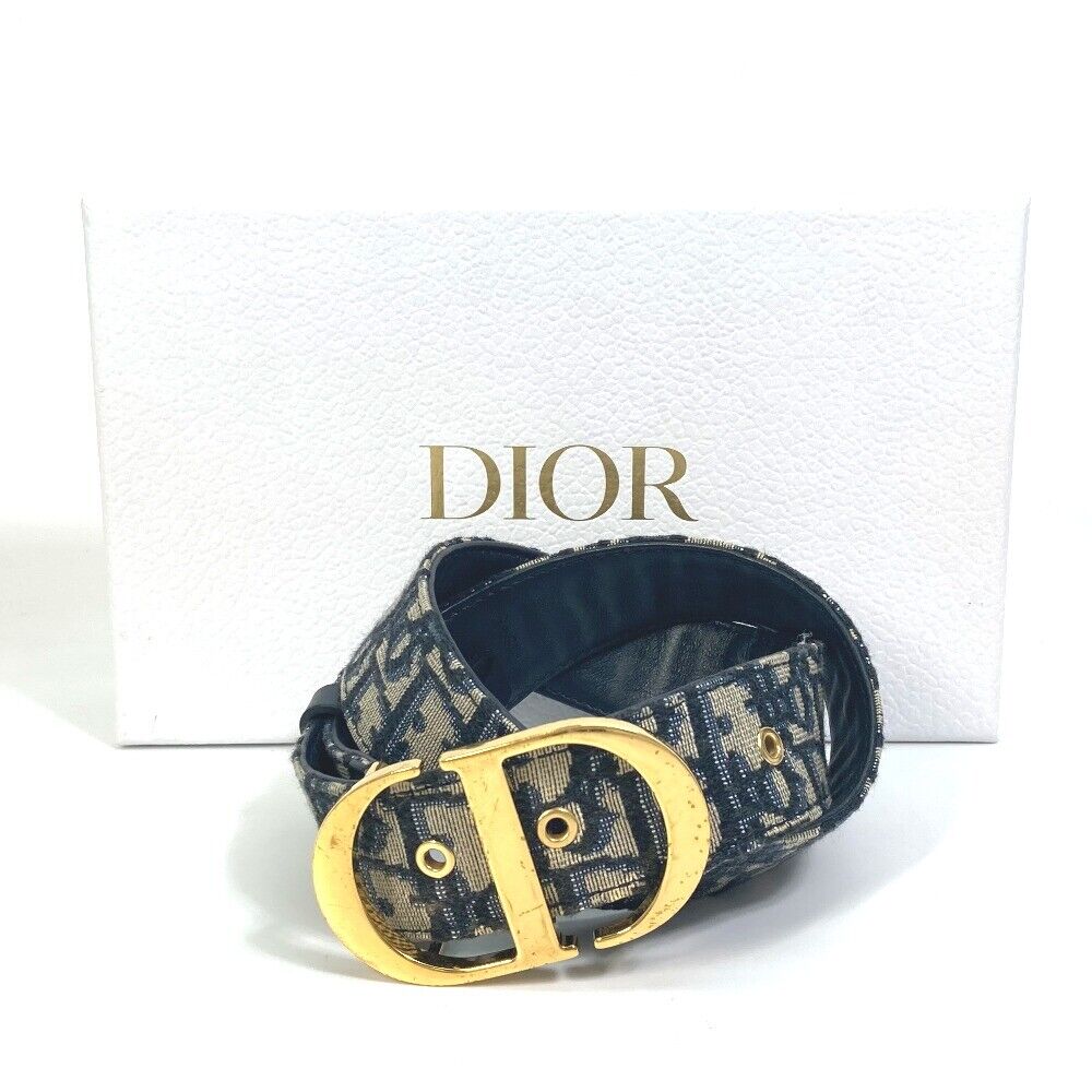 Dior oblique saddle CD buckle belt Jacquard Navy | eBay Dior oblique saddle CD buckle belt Jacquard Navy | eBay