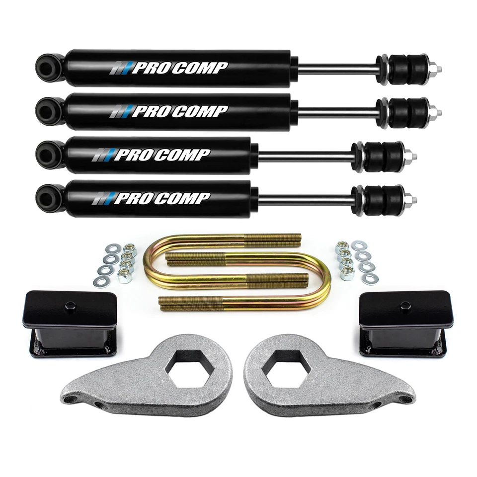 3" Full Lift Kit For 1997-2004 Ford F150 4X4 w/ Pro Comp Shocks Foto 2 de 4