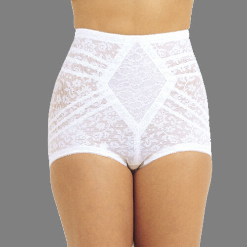 Rago Style 6197 Panty Brief Extra Firm Shaping garters & stockings to 8X White - Picture 1 of 1