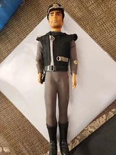 Captain Scarlet Captian Black 12"doll Vivid Imaginations 