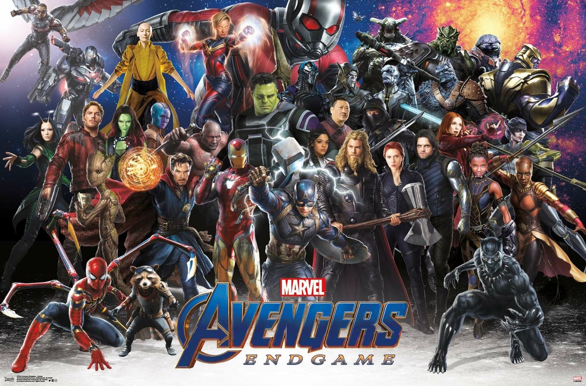 Marvel Cinematic Universe: Avengers: Endgame Lineup Poster