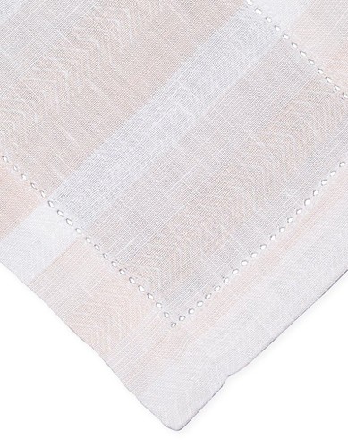 Sferra Ascot Cocktail Napkins Herringbone Stripe Woven Pure Linen 6x9" SET/2 New - Picture 16 of 19
