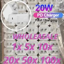 Fast Charger 20W PD Power Adapter Type-C For iPhone 11 12 13 14 XR XS WHOLESALE
