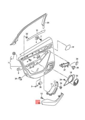 NEW AUDI Q5 83B 8RB ARMREST BLACK 8R0867373A25D ORIGINAL NO DUTY TO  