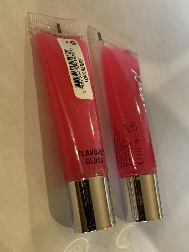 2X Victoria’s Secret Beauty Rush Love Berry Flavored Gloss .46 oz READ MORE - Image 4 of 4