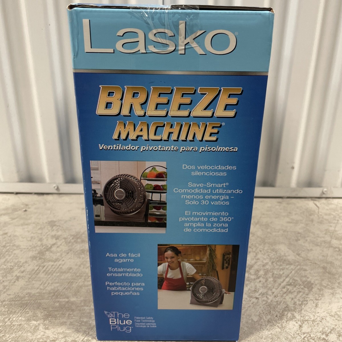Lasko Desk Fan Breeze Machine 360-Degree Pivoting Head Slip-Resistant  2-Speed 46013353153 | eBay
