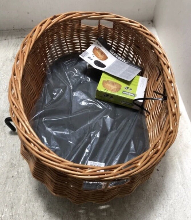 BASIL Pet Wicker Front Basket + Bracket 50x37x20 cm Basil Pluto Basket