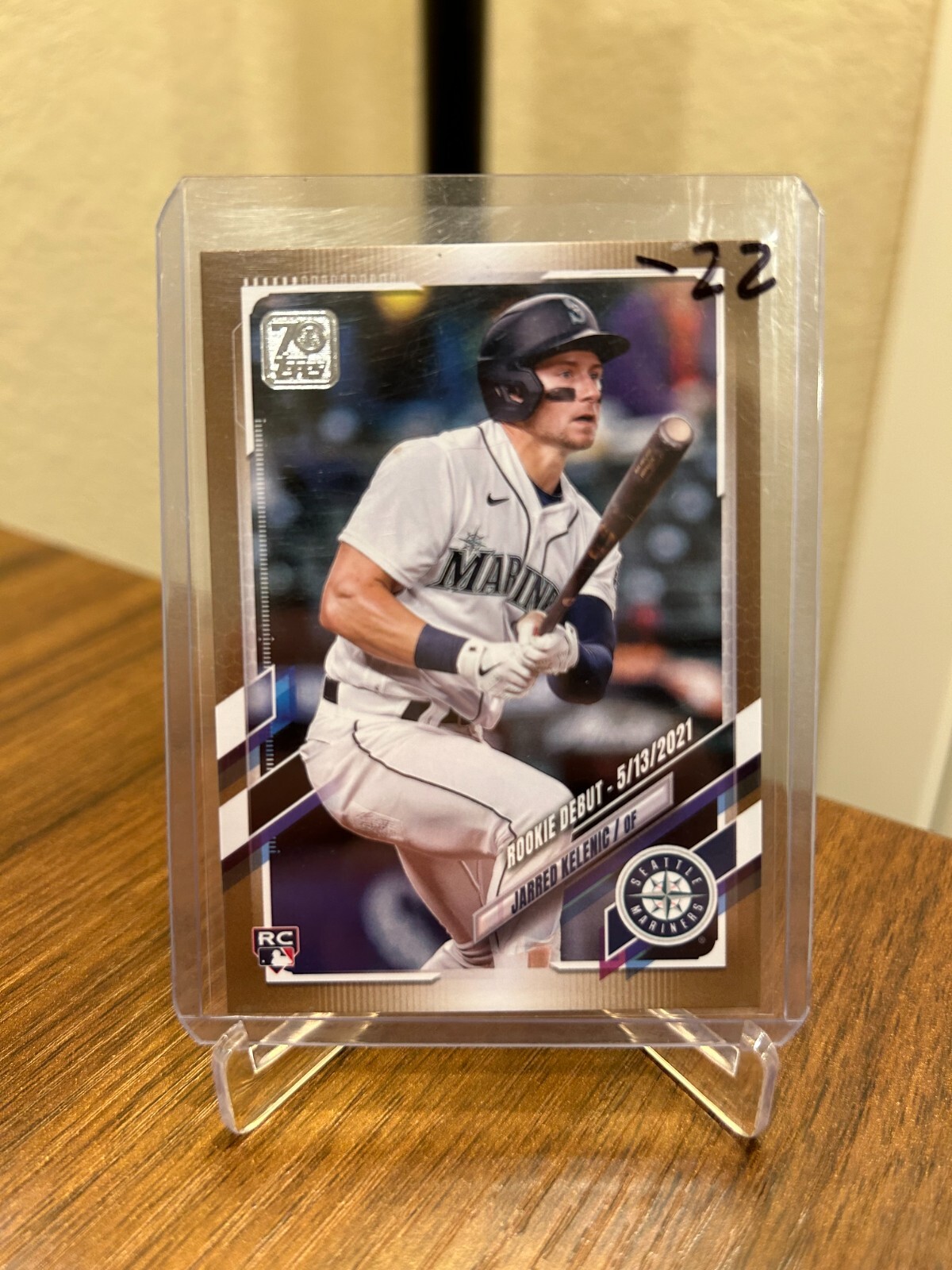 2021 Topps Update Series - Rookie Debut Gold #US249 Jarred Kelenic /2021 (RC)