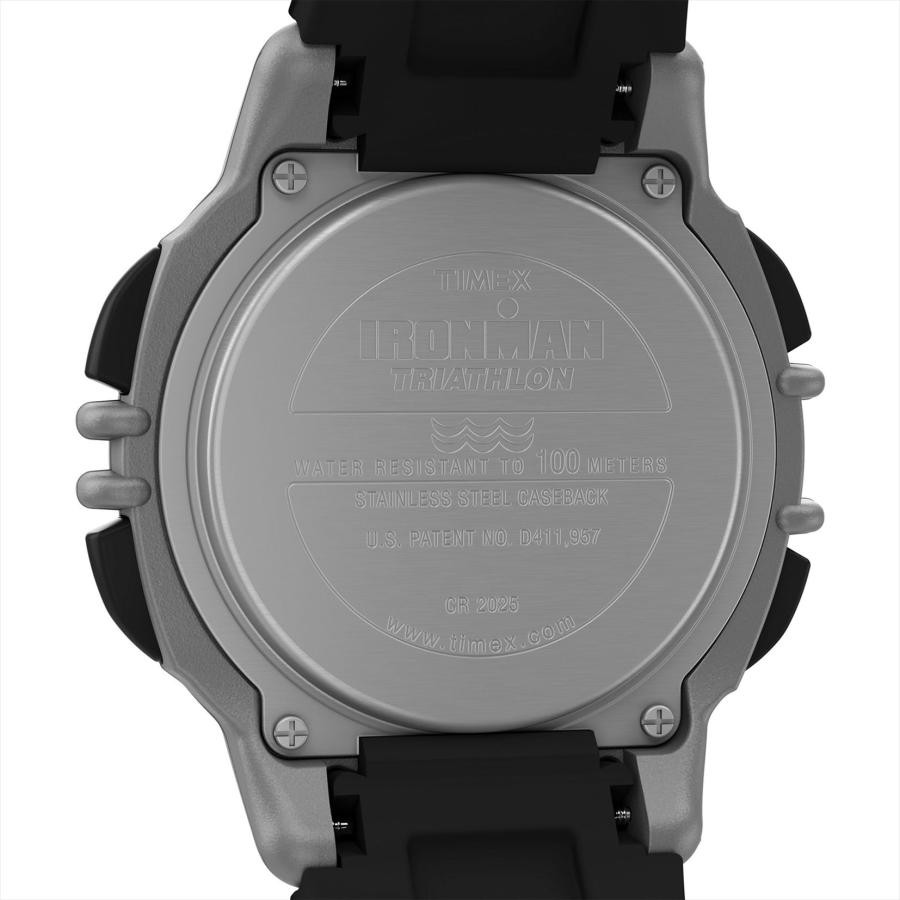 TIMEX Ironman Flix 100 Quartz Silver x Black TW5M63200 | eBay