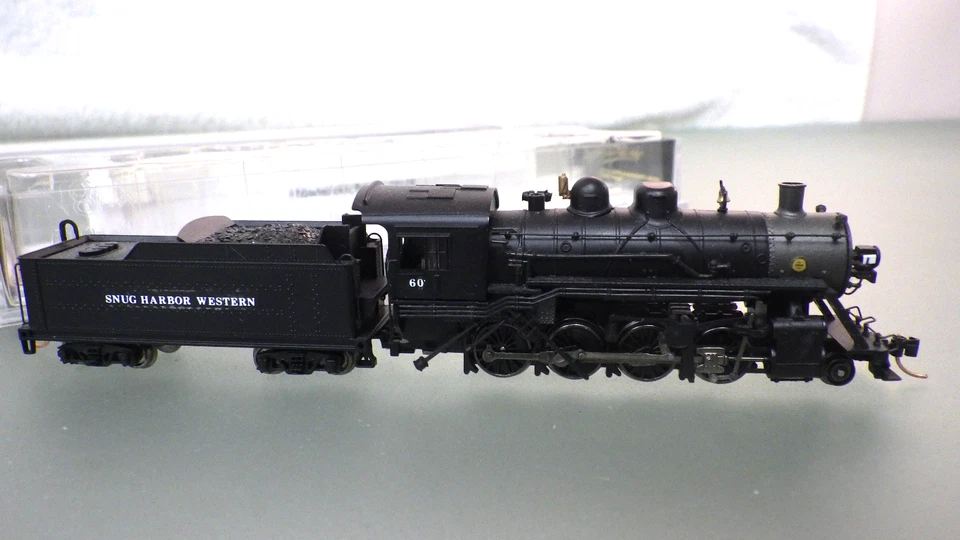 N-Bachmann Spectrum Consolidation 2-8-0 Locomotive/Tender SH&W Custom DCC MTL's - Image 3 of 4
