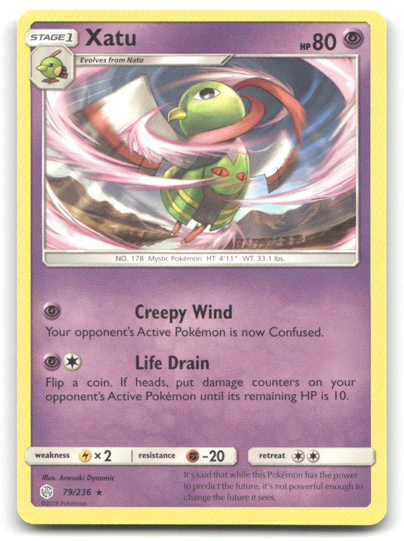 Xatu SM - Cosmic Eclipse 79/236 LP Pokemon
