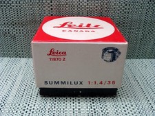 Leica 11870 Z - Empty Box/Box for "Summilux-M 1.4/35 Steel Rim 1st Version"