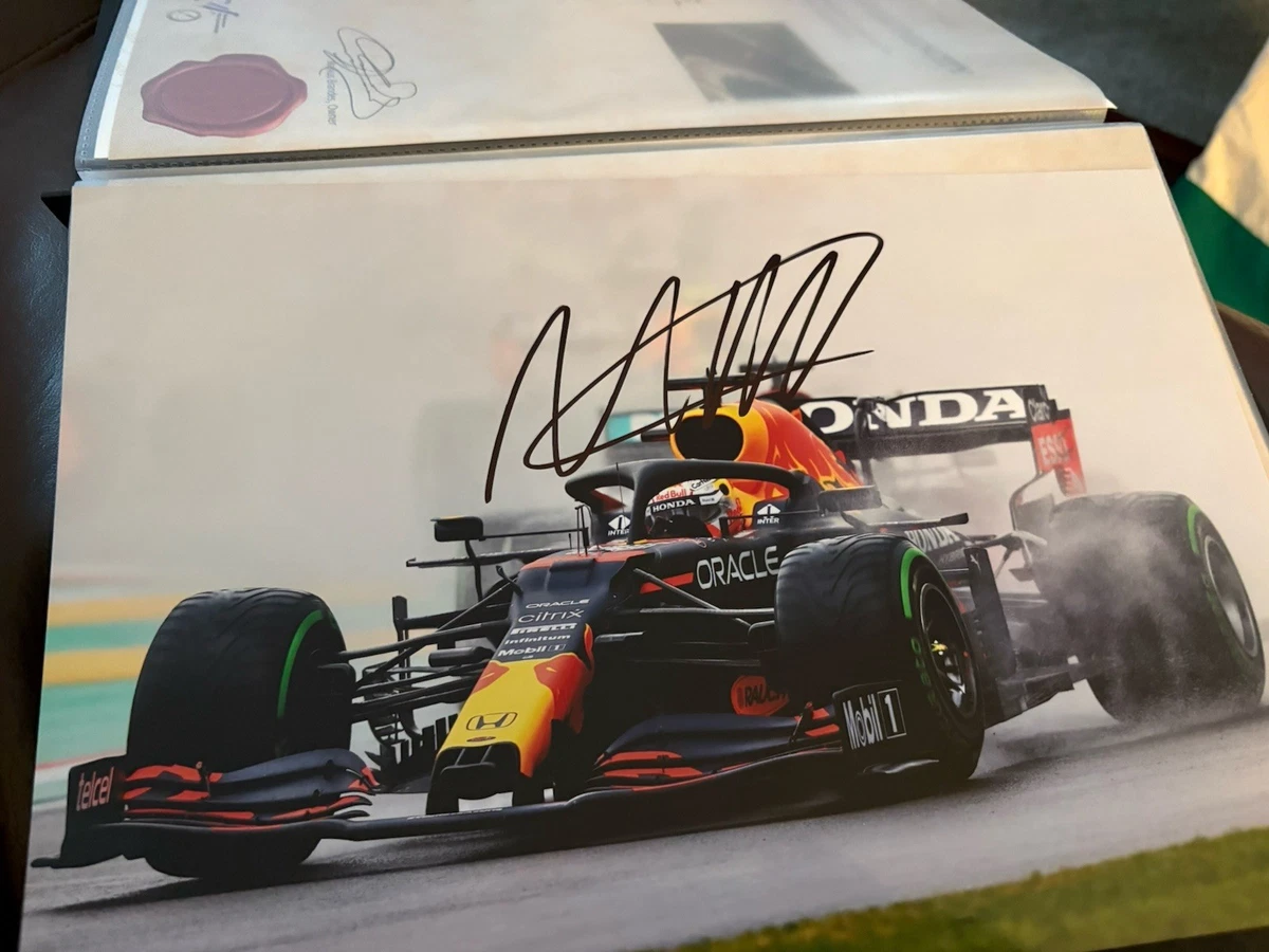 激レア レッドブルF1 マックス・フェルスタッペン 直筆サイン入り写真